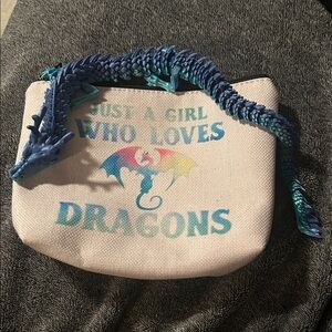 Dragon Lover's Pouch with Blue Dragon